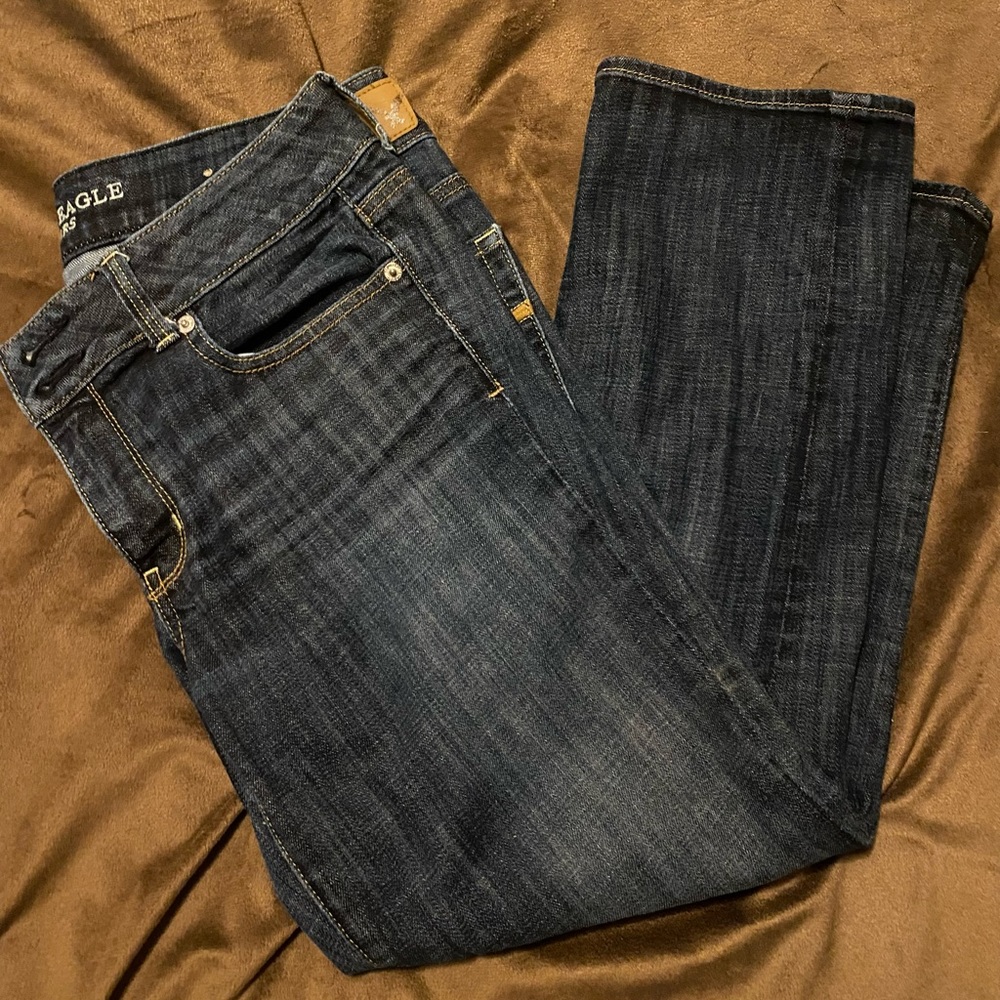 American Eagle Artist Crop stretch jeans size 10
